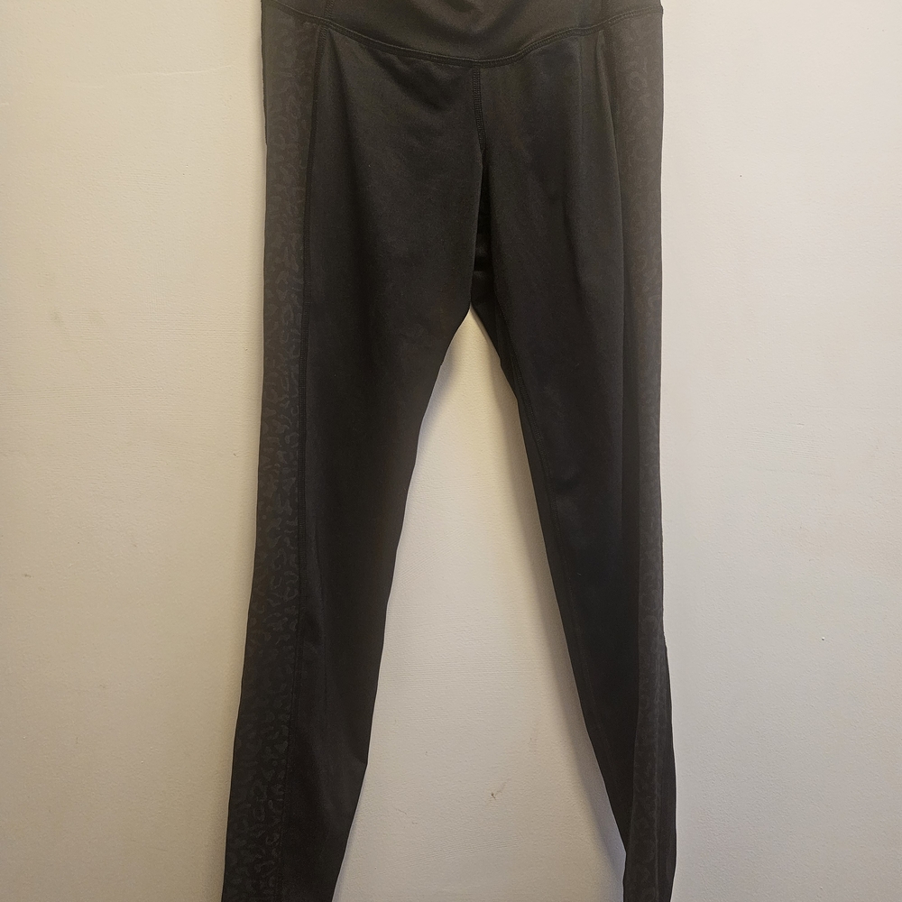 Old Navy Black Leopard Leggings